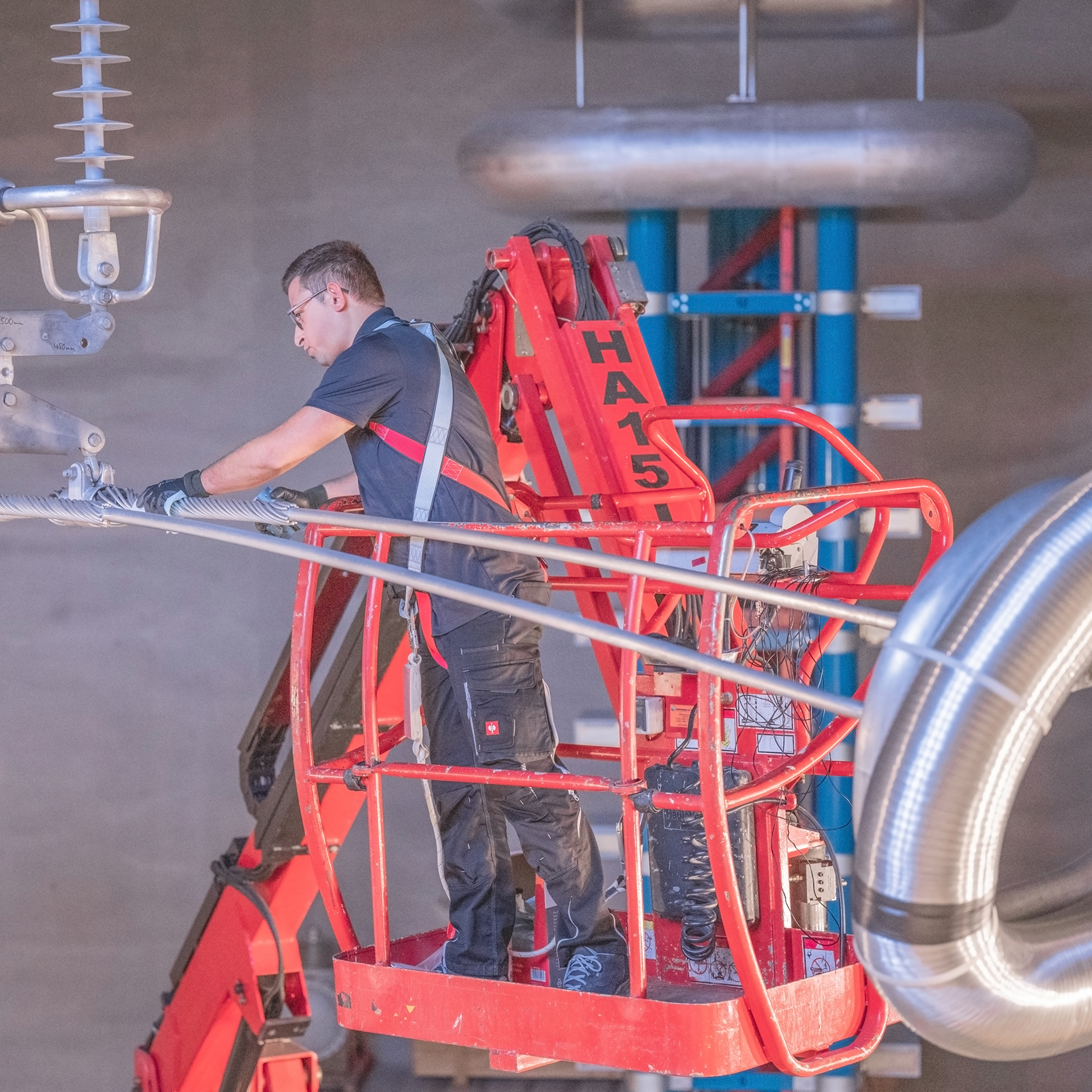 Employees at the Hochvollthaus in Selb