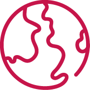 Eine Grafik der Erde